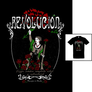 Camiseta Revolución Gigantilla de Manojito de Claveles patrón masculino tubular